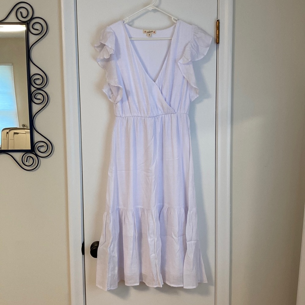 NWOT - MIDI White Dress